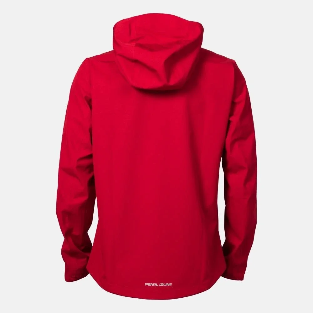 Pearl Izumi Summit 3L WxB Rain Jacket Mens XL Red Dahlia Waterproof Cycling Hood